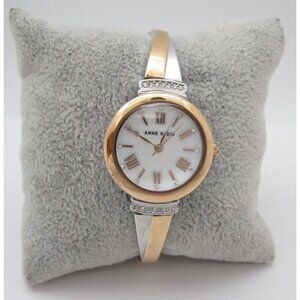 Women Anne Klein Quartz WR Analog 28mm Dial Causal Round Watch (G397)